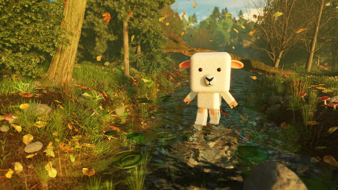 Lamb in Forest River